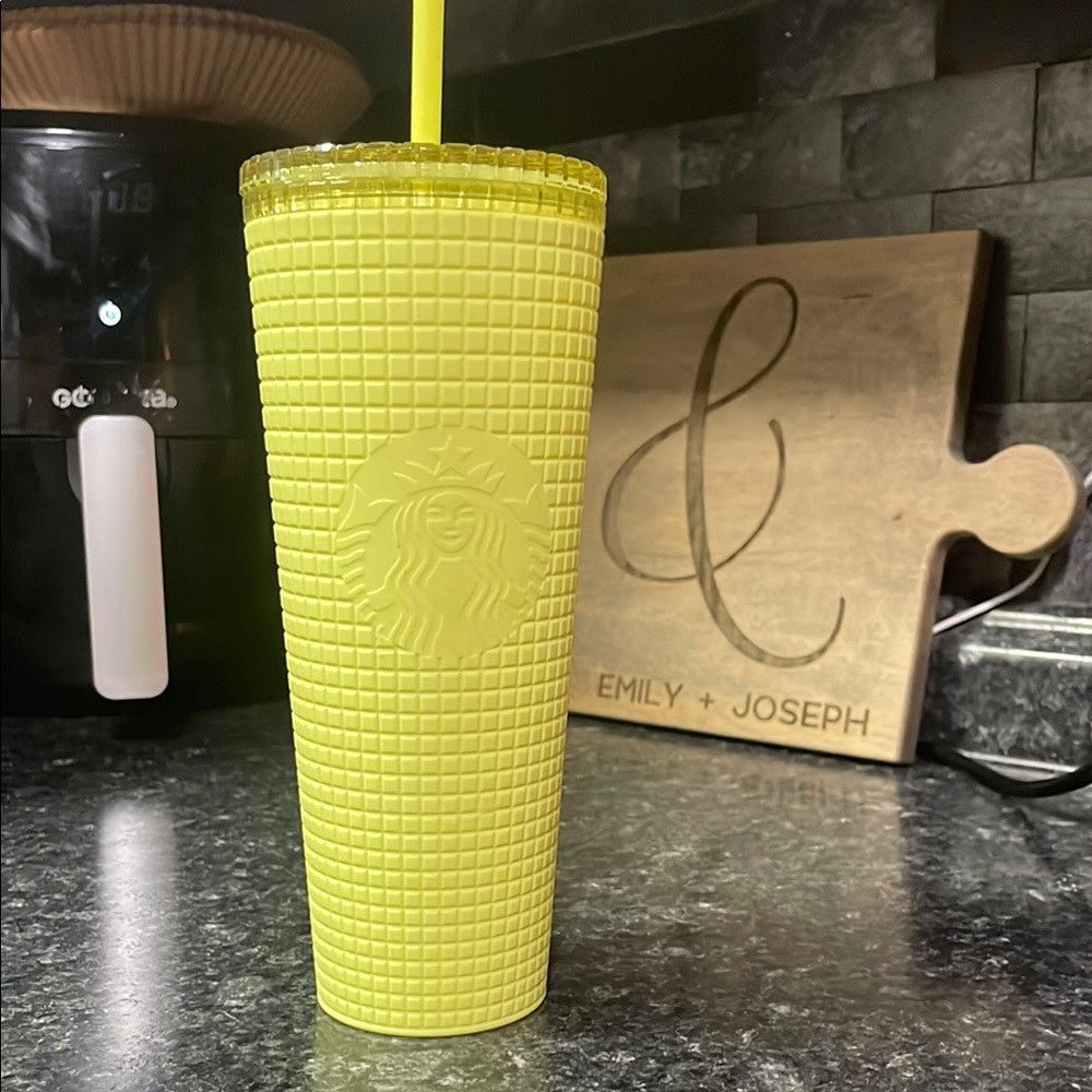Starbucks Yellow Tumbler